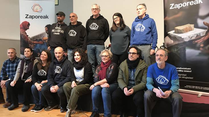 Lesboseko errefuxiatuekin elkartasun jaialdia Zentralen