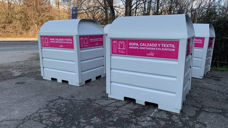 Erabilitako arropa birziklatzeagatik, ordainsaria