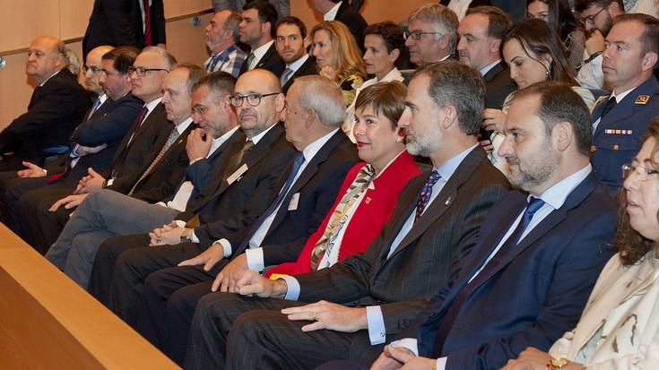 Espainiako Felipe VI.a Erregeak Arkitektura eta Gizartearen Nazioarteko V. Biltzarraren inaugurazioan parte hartu du Iruñean 