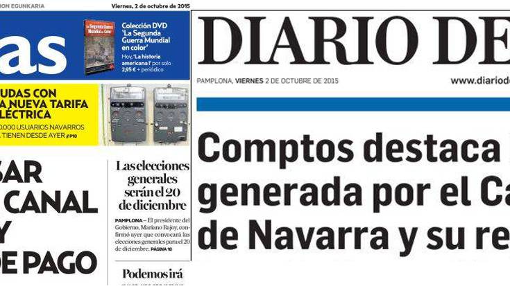 Ubidearen harira, bi Nafarroak aurpegiz aurpegi