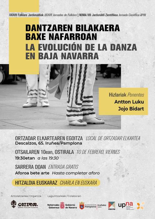 Hitzaldia: 'Dantzaren bilakaera Baxe Nafarroan'