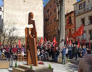 Nafarroako Pedro Mariskalaren omenezko estatua paratu dute Tafallan