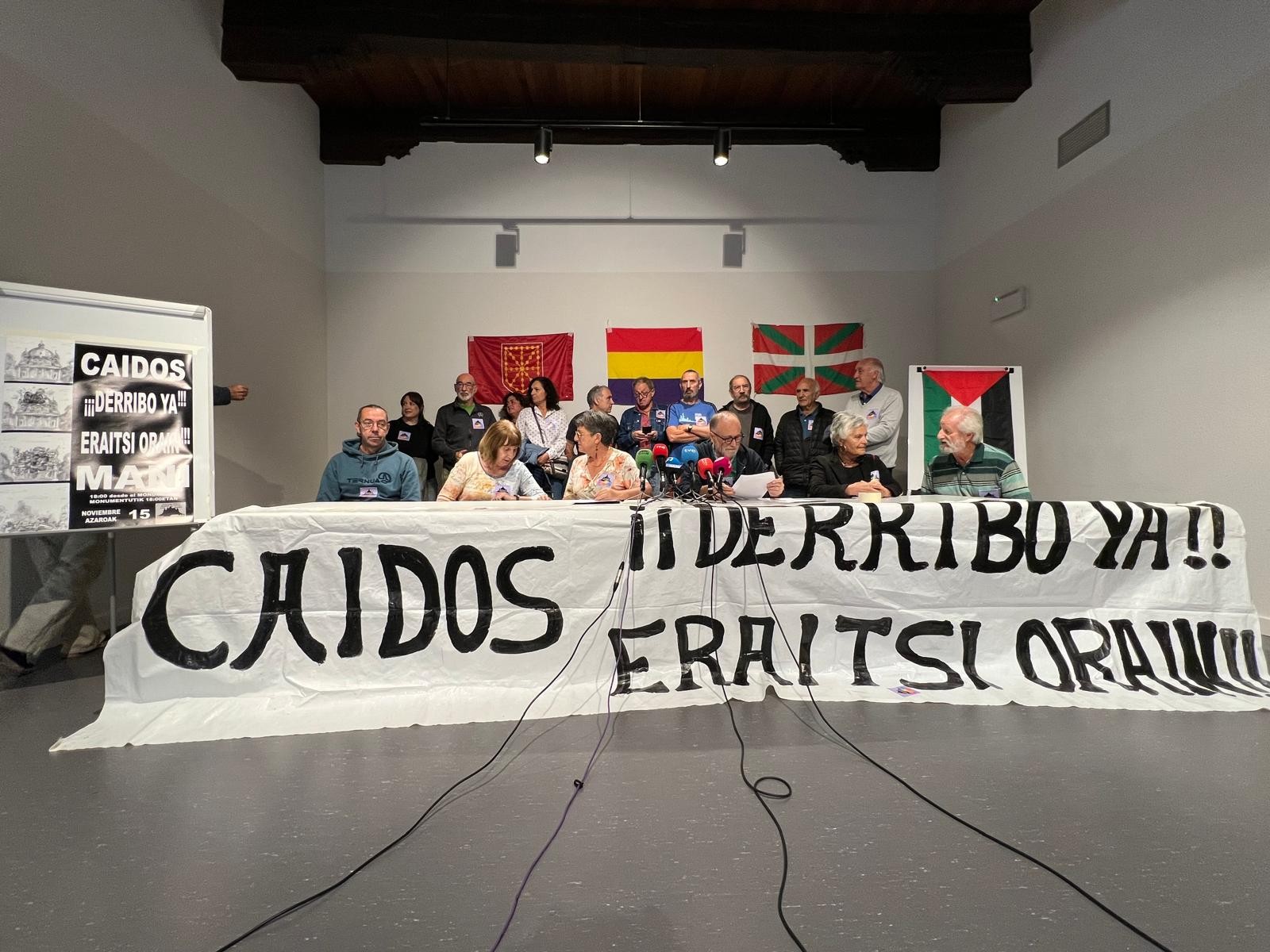 Erorien monumentuaren eraisketa eskatuko dute berriz ere elkarte memorialistek