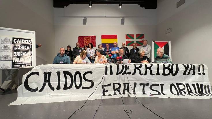 Erorien monumentuaren eraisketa eskatuko dute berriz ere elkarte memorialistek