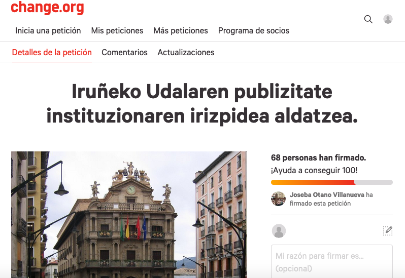 Iruñeko Udala: EZ baztertu euskarazko hedabideak!