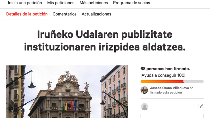 Iruñeko Udala: EZ baztertu euskarazko hedabideak!