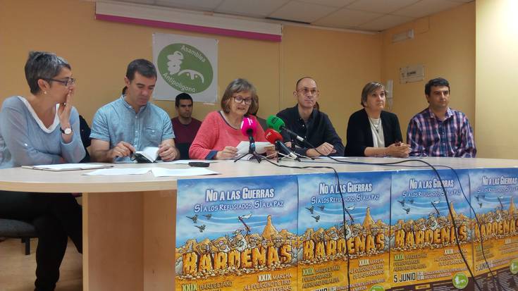 Bardeako tiro poligonoa eraisteko eskaera, igandean