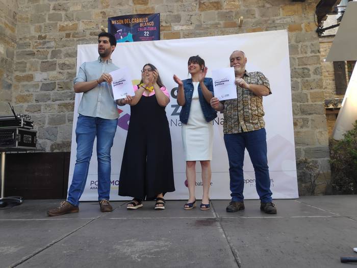 Zurekin Nafarroa: Ahal Dugu, IU, Batzarre eta independenteen elkargunea foru eta toki hauteskundeetarako