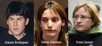 Aste honetan aske geratuko dira Miren Zabaleta, Arkaitz Rodriguez eta Sonia Jacinto