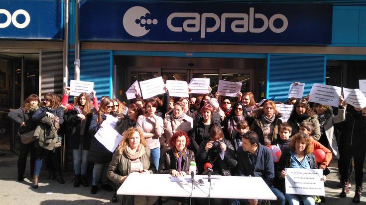 Greba mugagabea hasi dute Capraboko 18 langileek