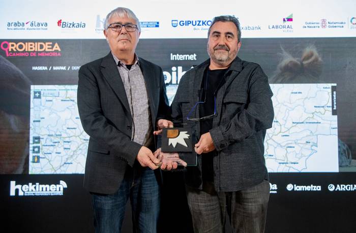 Oroibidea webguneak Interneteko Komunikazio Proiektu onenaren Argia Saria jaso du
