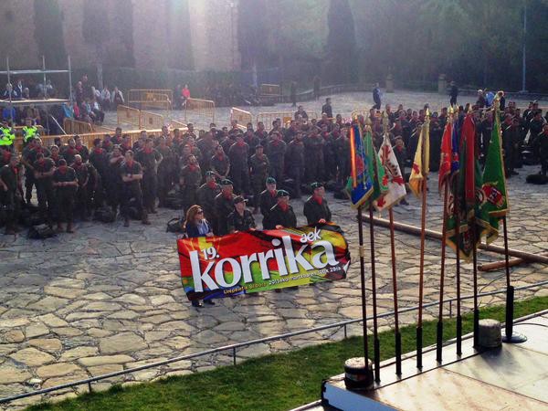 500 militarrek babesa eman diote Korrikari