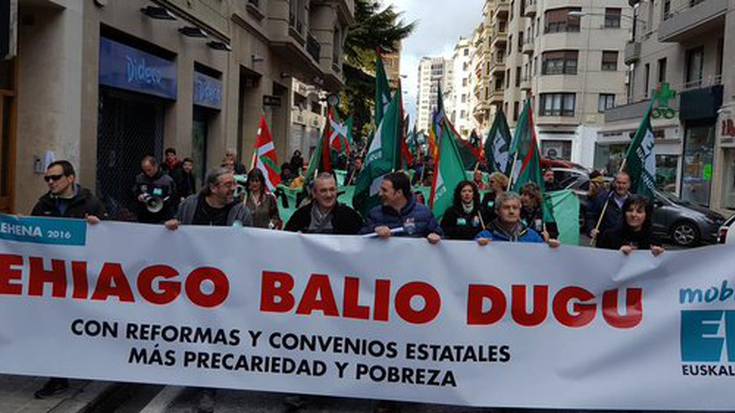 Prekarietatearen aurka eta soldata duinen alde, manifestazioak