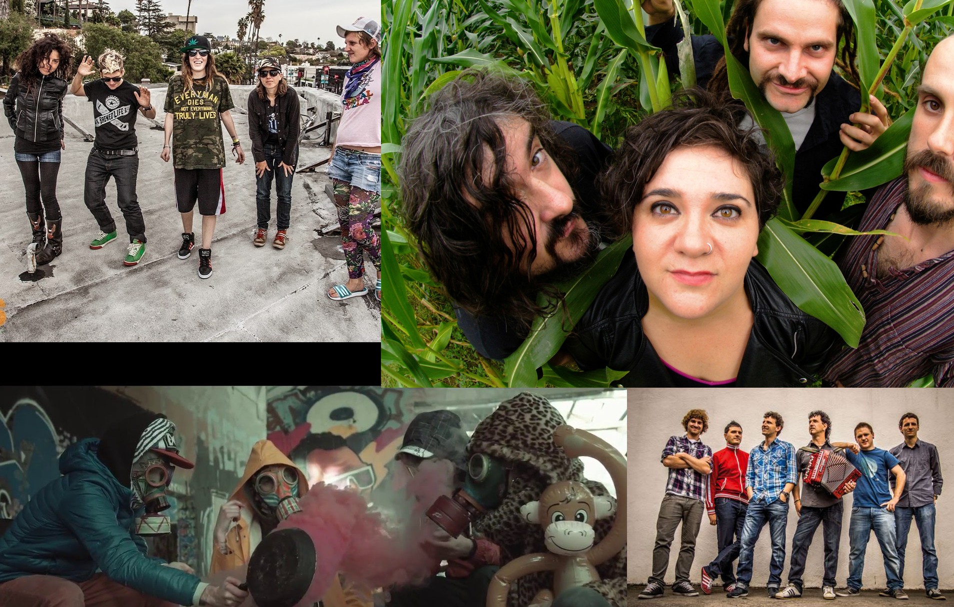 Sanferminetako kontzertuak: Zea Mays, Gozategi, El Columpio Asesino, Vendetta, Kumbia Queers, Tremenda jauria...