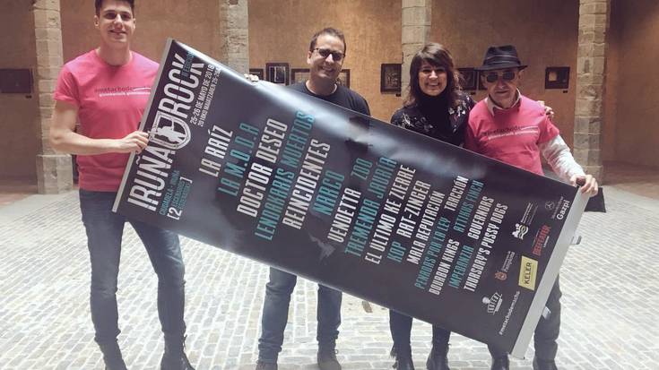 Iruña Rock kartela, beteta