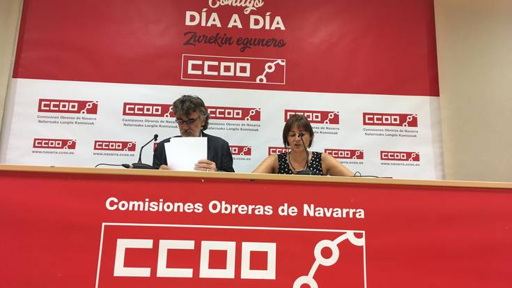 Lan istripuen hazkundea eskandalagarria delako neurriak eskatu ditu CCOOk