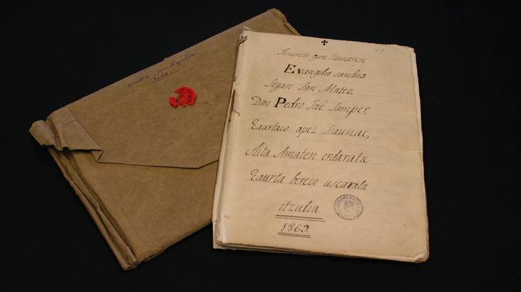 Nafarroako Artxiboak Bonaparte printzearen euskarazko eskuizkribuak irekian argitaratu ditu 