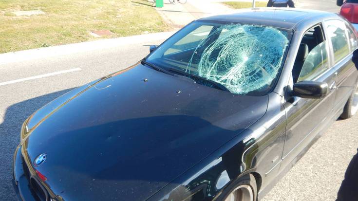 Txirrindulari bat larri zaurituta, drogaturiko auto gidari batek harrapatuta