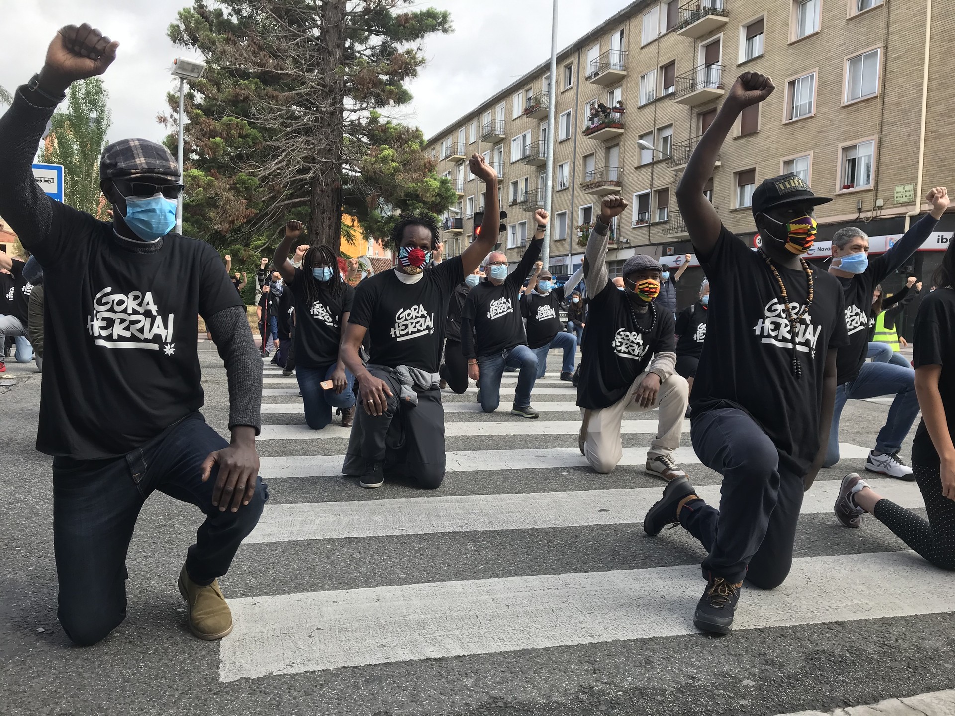 Elhadji Ndiaye gogoratu dute Arrotxapea auzoan