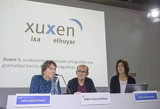 Zuzenketez gain, euskara baturako era hobetsiak ere baditu Xuxenek