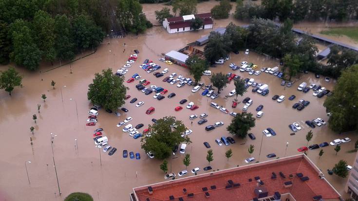 Arga ibaiaren ur-goraldiei aurre egiteko lanak, amaitzear