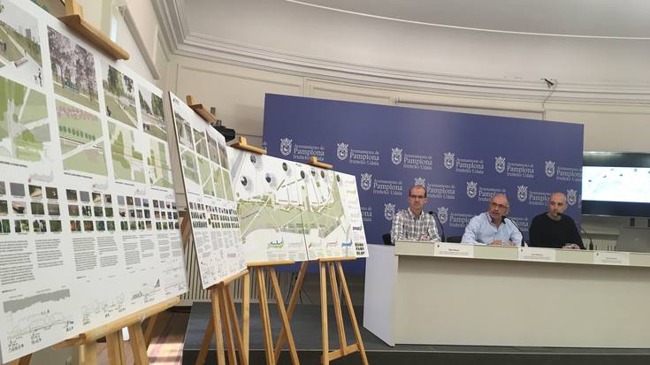 Txantreako parke berriak badu diseinua