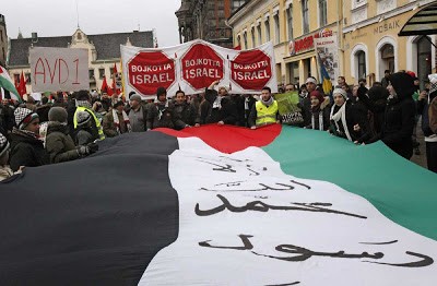 Herri palestinarrari elkartasuna adierazteko, elkarretaratzea