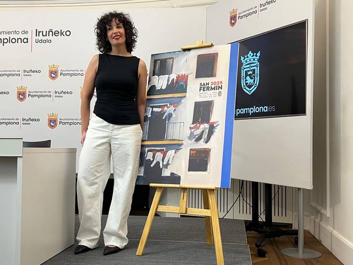 Sandra Nadalen 'Iruindarren etxea' kartelak iragarriko ditu aurtengo sanferminak