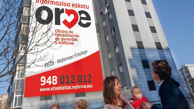 Nafarroako Gobernuak 25 urtetik gorako etxebizitzak birgaitzeko % 60ra arteko laguntzak emanen ditu 