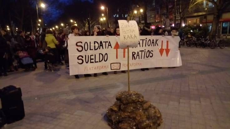 Soldatak igotzea eta ratioak jaistea aldarrikatu dute 0-3 zikloko hezitzaileek