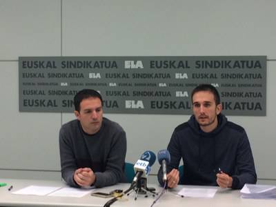 UGT , CCOO eta CENen 120 soldata diru publikoz ordaintzen direla salatu du ELAk