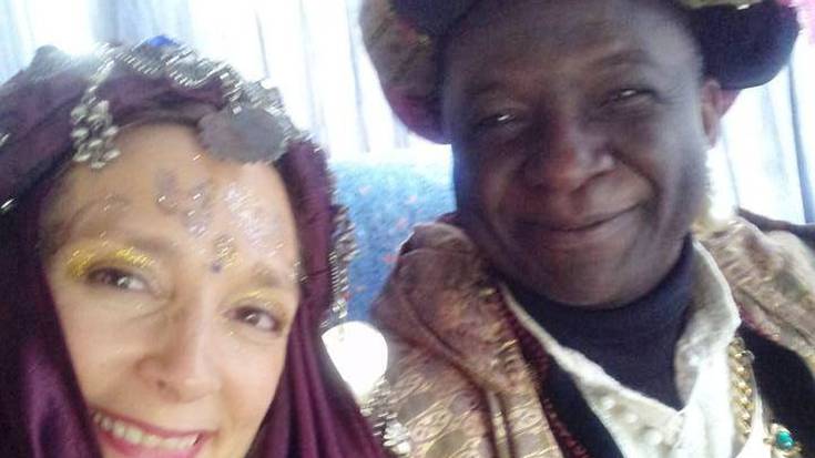 Baltasar beltza Iruñeko kabalgatan