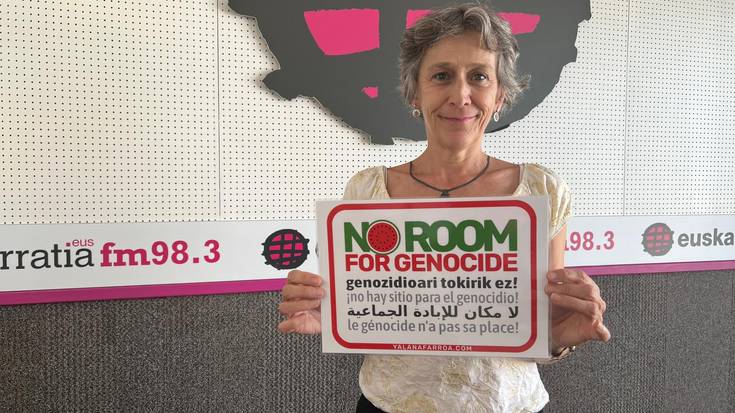 Elisa Huarte (Yala Nafarroa Palestinarekin): "Genozidioan parte hartu dutenei ezin diegu turismoa besterik gabe egiten utzi"